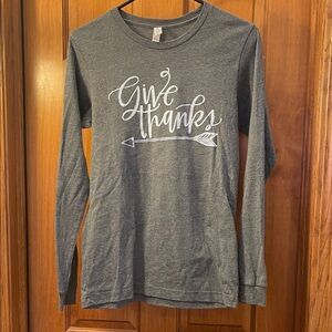 Bella Canvas Dark Gray Long Sleeve Shirt